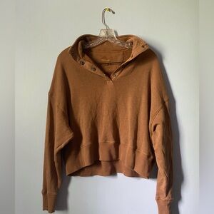 American Eagle 1/4 button up sweatshirt